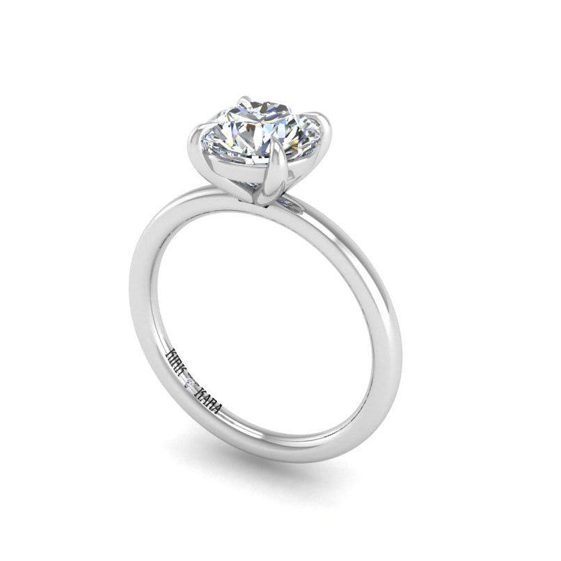 Preset Solitaire Round Lab Diamond Engagement Ring