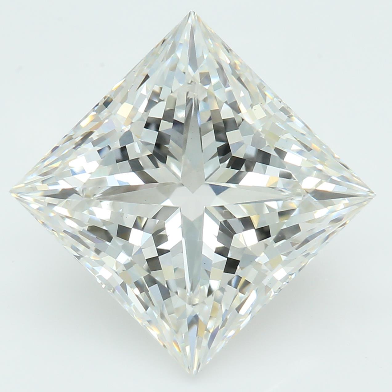 4.37 Carat Princess GCAL Labgrown Diamond, With Certificate ID 330683309
