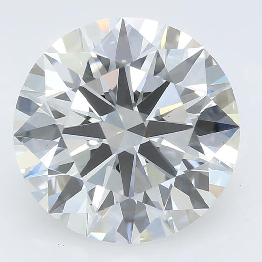 2.63 Carat Round IGI Labgrown Diamond, With Certificate ID LG561277955