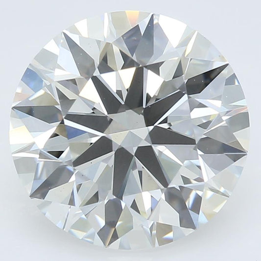 2.70 Carat Round IGI Labgrown Diamond, With Certificate ID LG563200292