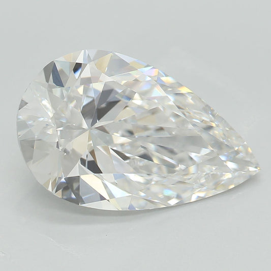 3.08 Carat Pear GIA Labgrown Diamond, With Certificate ID 6501713335
