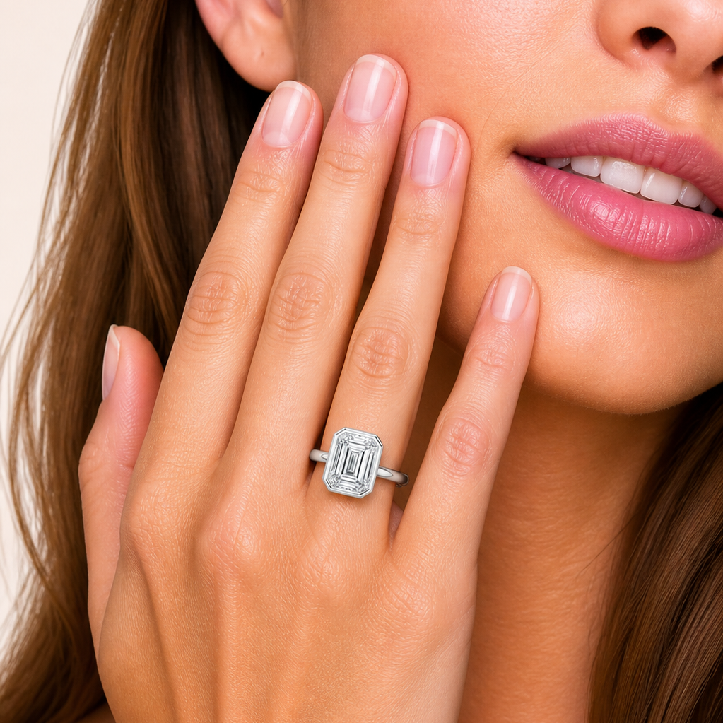 Classic Bezel Solitaire Engagement Ring