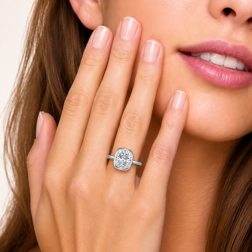 Classic Bezel Solitaire Engagement Ring