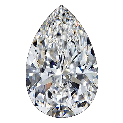 ‍Pear Lab Grown 2ctw Diamond Center Stone VS+ G+ Certified