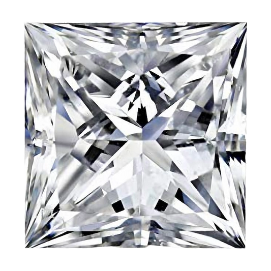 ‍Princess Lab Grown 2ctw Diamond Center Stone VS+ G+ Certified