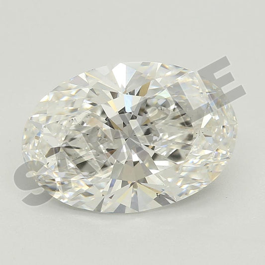 0.40 Carat Oval IGI Labgrown Diamond, With Certificate ID 592336785