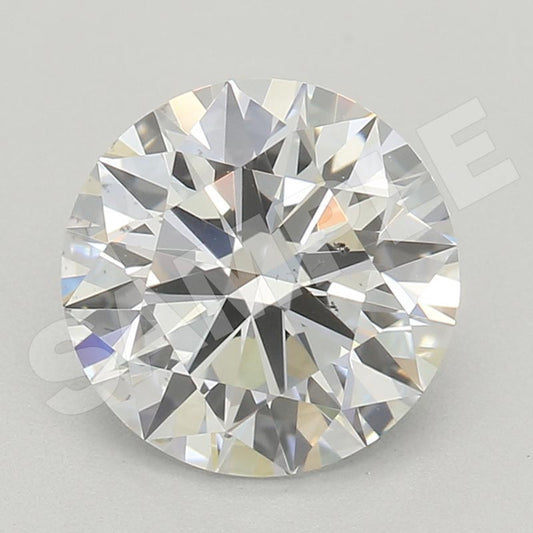 0.52 Carat Round IGI Labgrown Diamond, With Certificate ID LG10804115