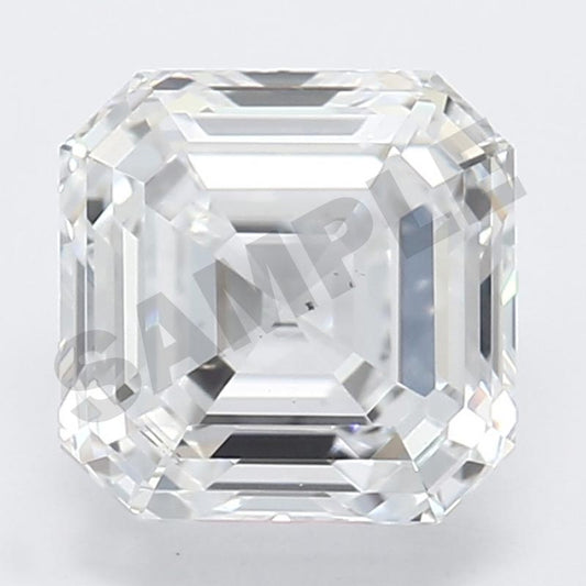 1.06 Carat Asscher GIA Labgrown Diamond, With Certificate ID 2437173863
