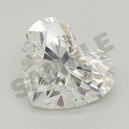 1.54 Carat Heart GIA Labgrown Diamond, With Certificate ID 5506898749