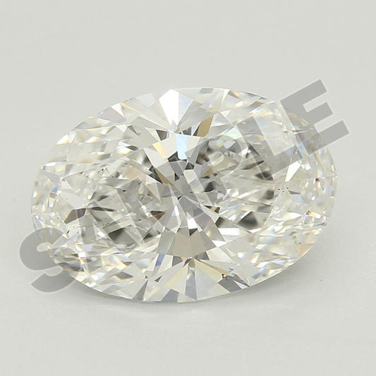 4.01 Carat Oval IGI Labgrown Diamond, With Certificate ID 793627251