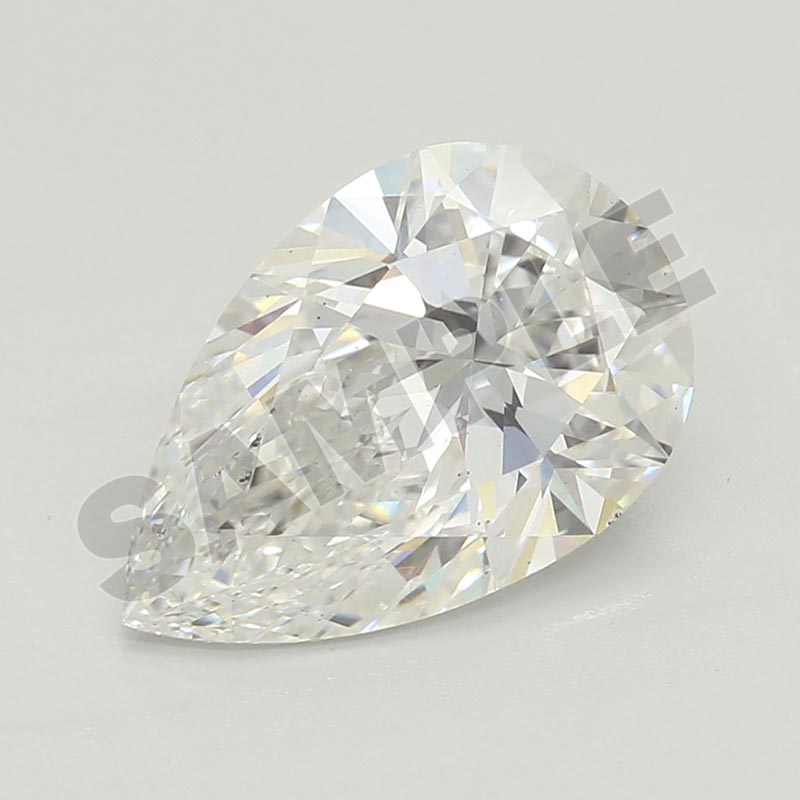 1.50 Carat Pear IGI Labgrown Diamond, With Certificate ID 809691996