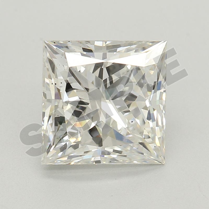 1.82 Carat Princess GIA Labgrown Diamond, With Certificate ID 6481275035
