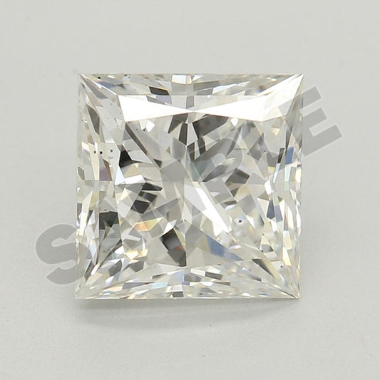 1.82 Carat Princess GIA Labgrown Diamond, With Certificate ID 6481275035