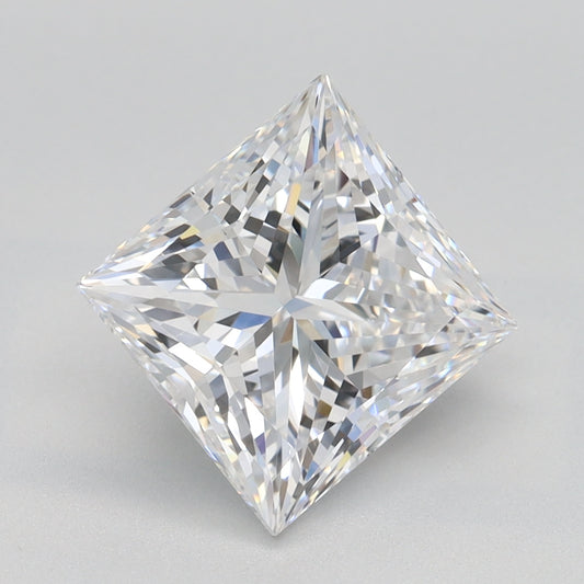 2.64 Carat Princess GIA Labgrown Diamond, With Certificate ID 2468401024