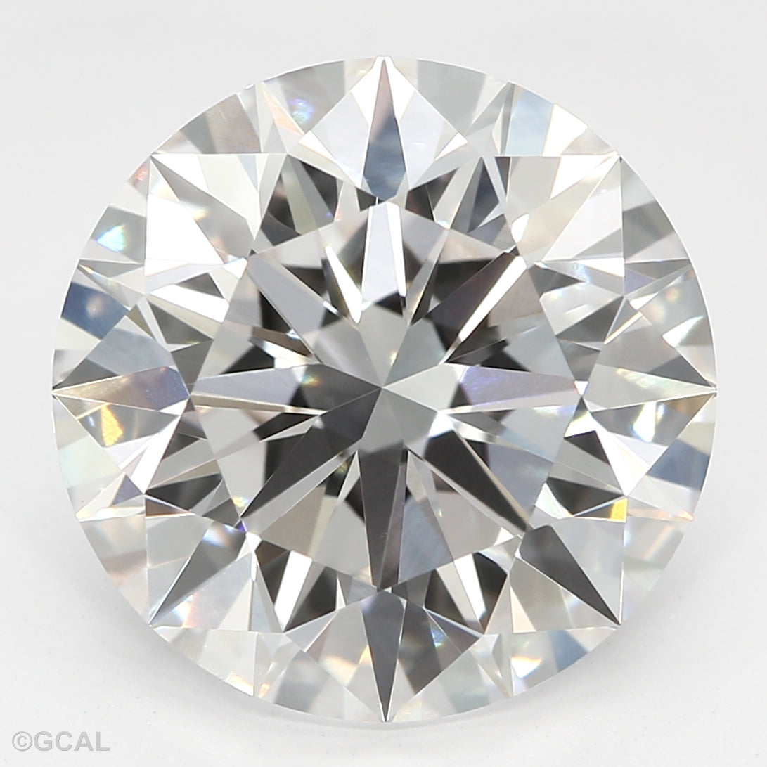 3.52 Carat Round GCAL Labgrown Diamond, With Certificate ID 330740309