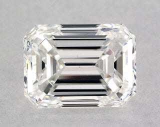 0.89 Carat E Color SI2 Emerald Diamond