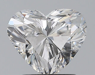 4.53 Carat E Color VVS2 Heart Diamond