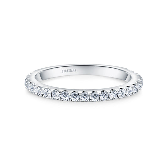 Stackable Elegant Modern Diamond Wedding Band