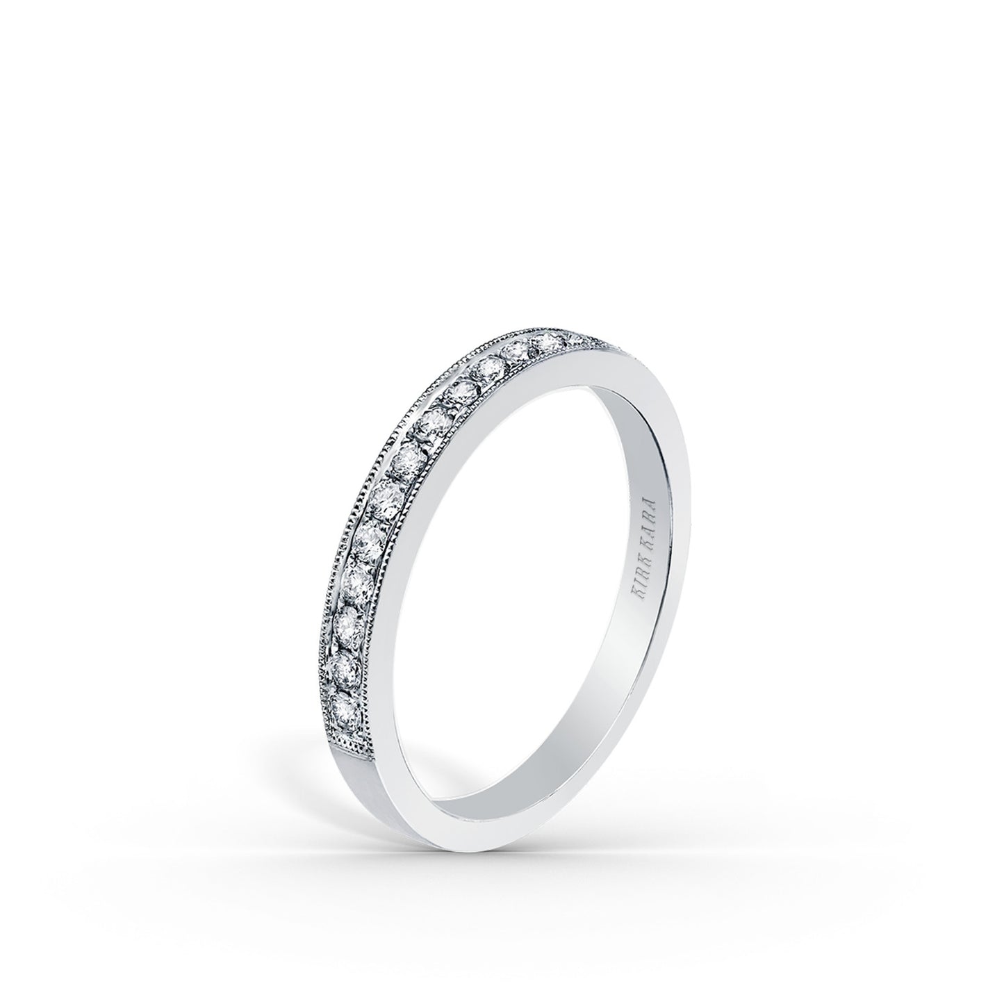 Milgrain Refined Diamond Wedding Band