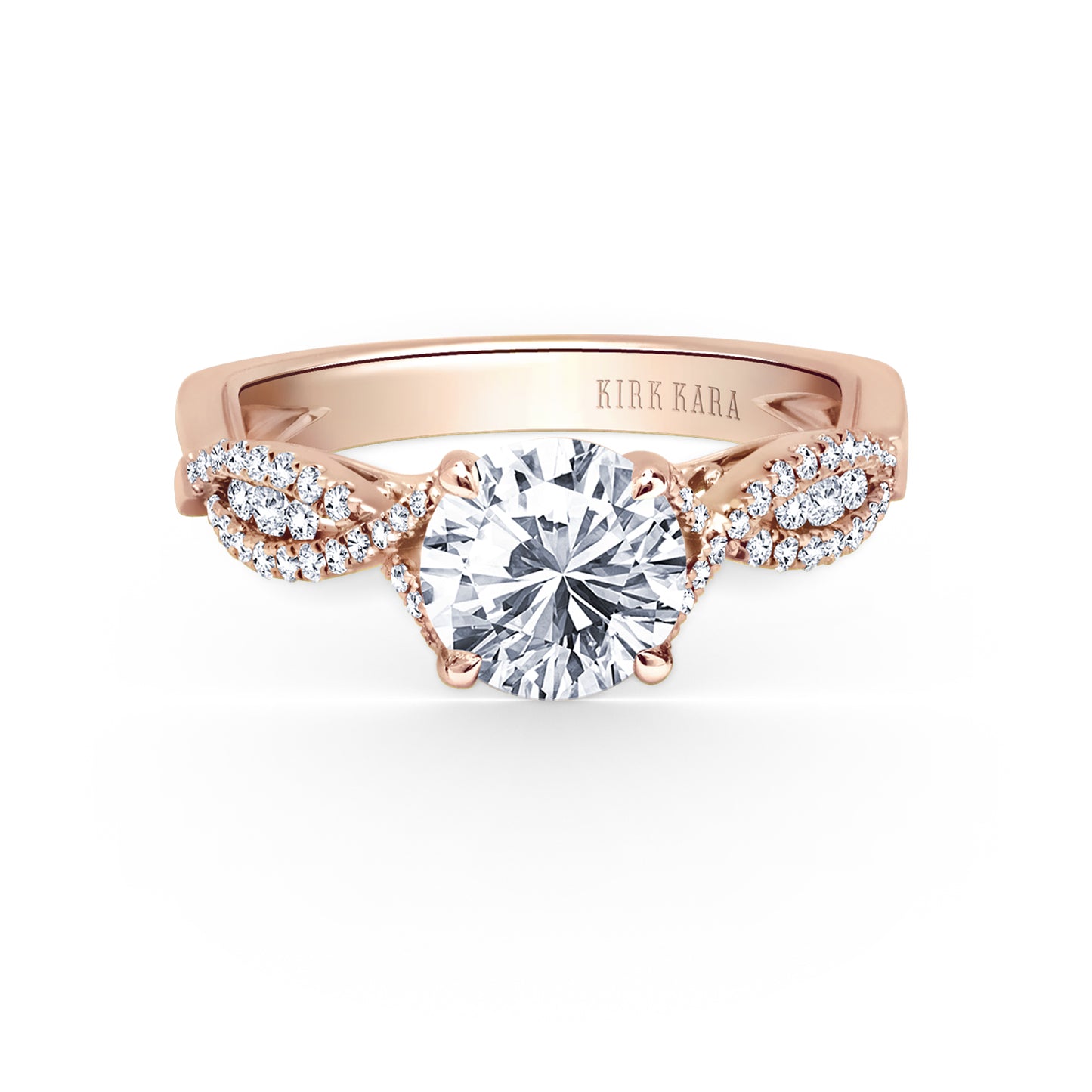 Classic Twist Channel Diamond Engagement Ring