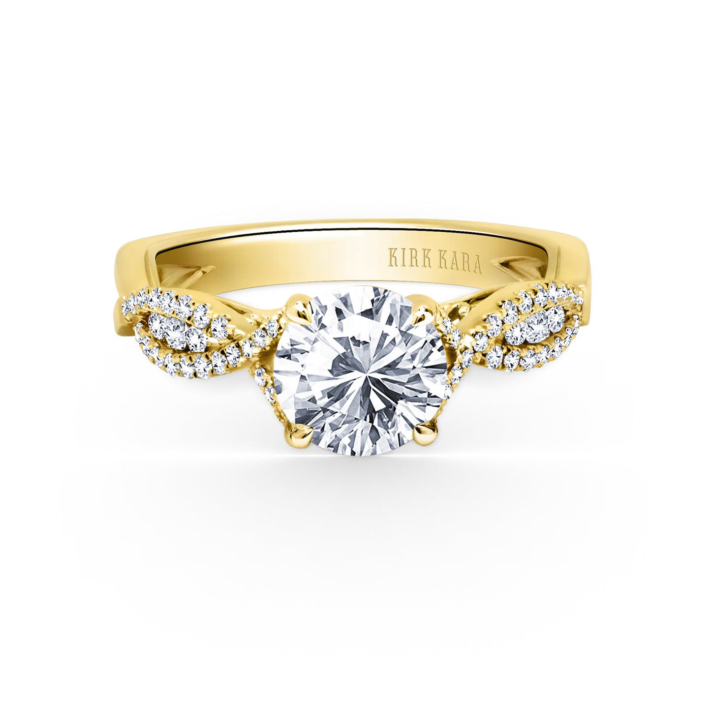 Classic Twist Channel Diamond Engagement Ring