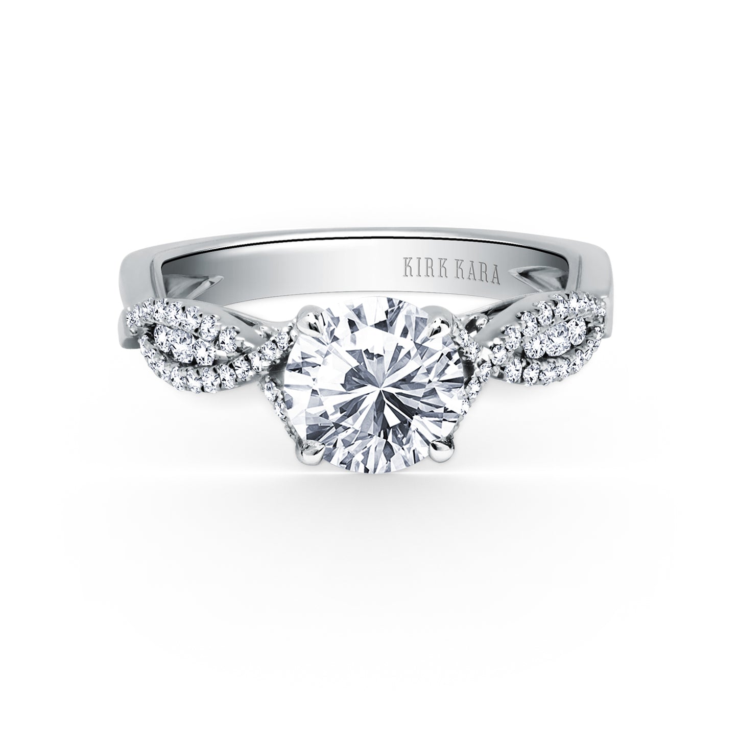 Classic Twist Channel Diamond Engagement Ring