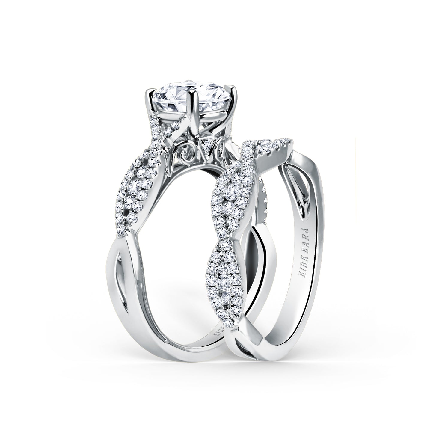 Classic Twist Channel Diamond Engagement Ring