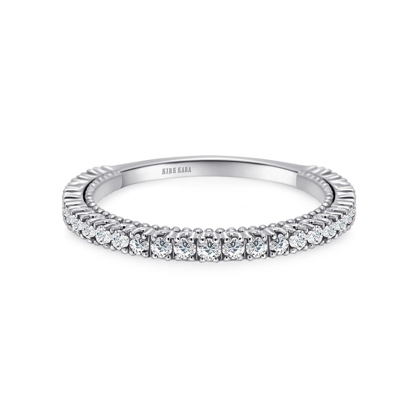 Beaded Timeless Diamond Wedding Band