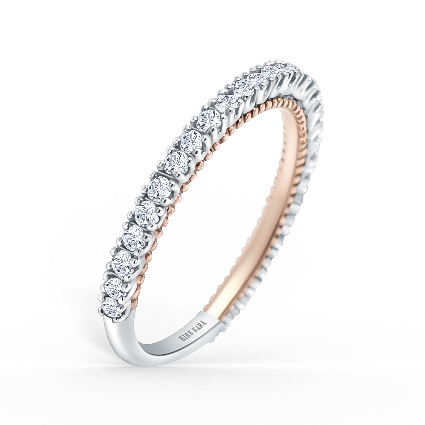 Beaded Timeless Diamond Wedding Band