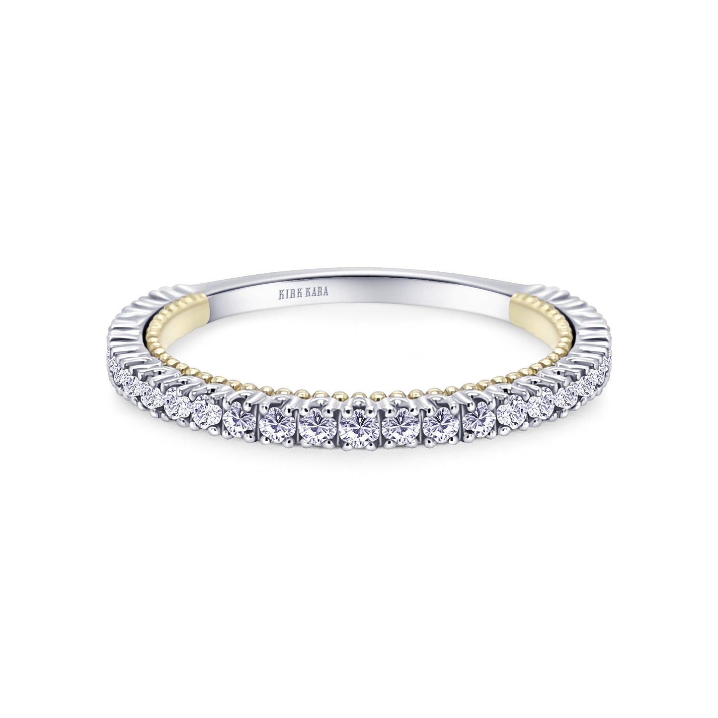 Beaded Timeless Diamond Wedding Band