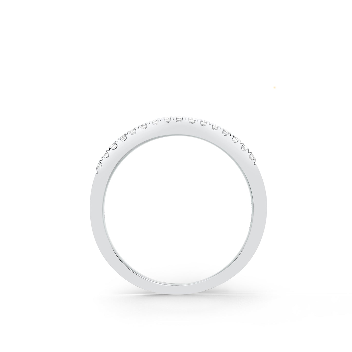 Classic Prong Set Straight Diamond Wedding Band