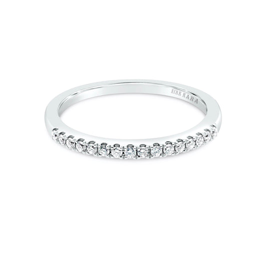 Classic Prong Set Straight Diamond Wedding Band