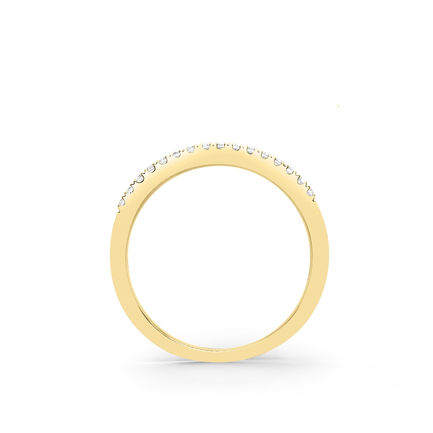 Classic Prong Set Straight Diamond Wedding Band