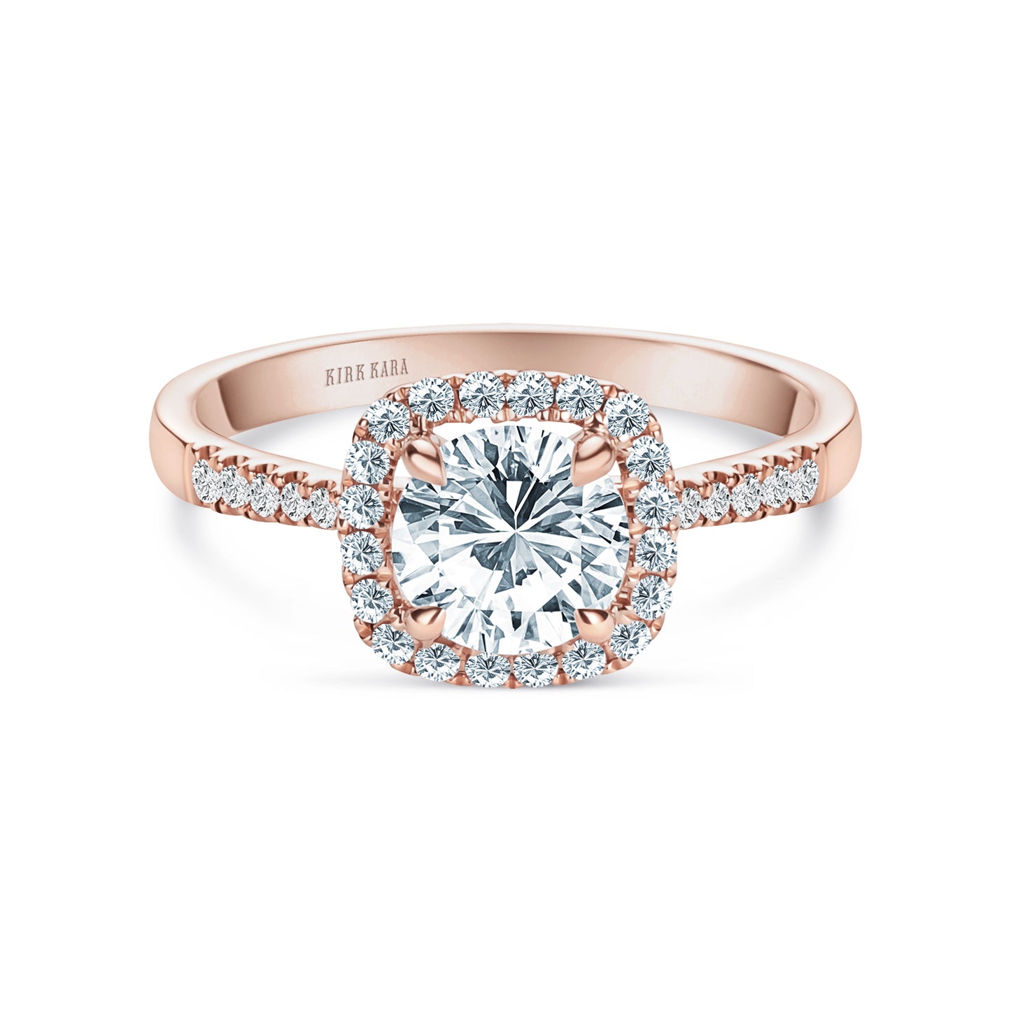 Classic Halo Diamond Engagement Ring