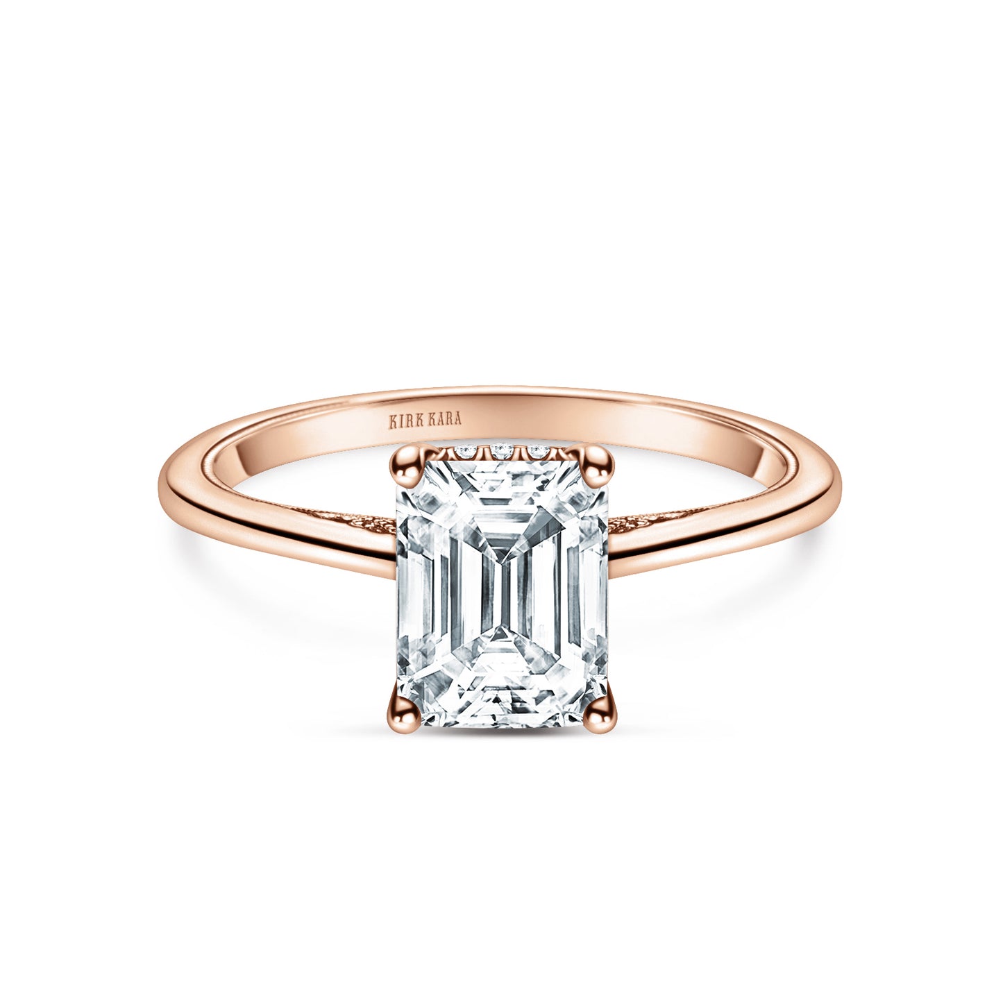 Hidden Halo Classic Solitaire Engagement Ring