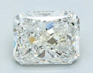 1.24 Carat D Color VVS2 Radiant Diamond
